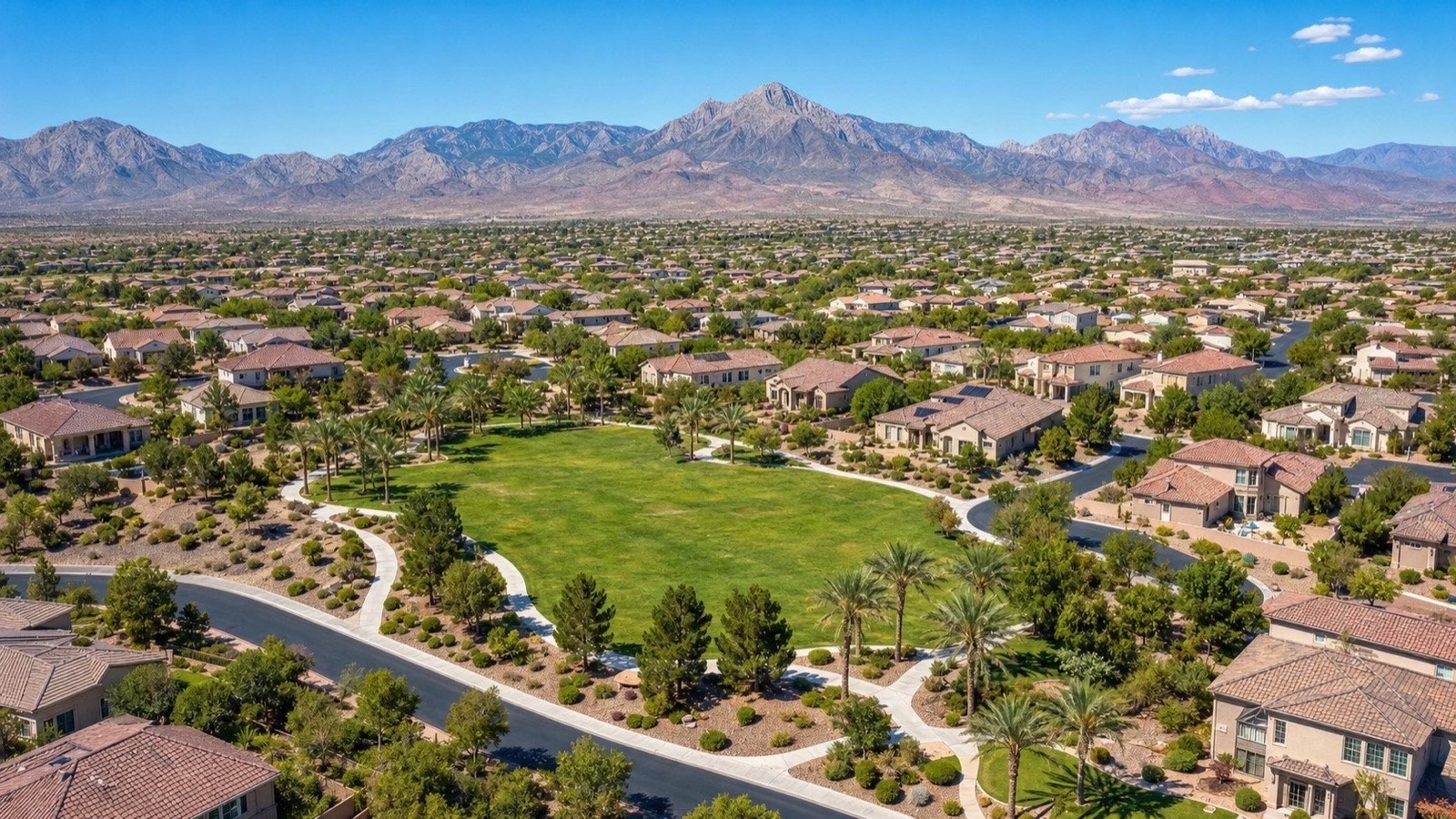 Mountain's Edge area of Southwest Las Vegas near Triad Springs new construction 2026